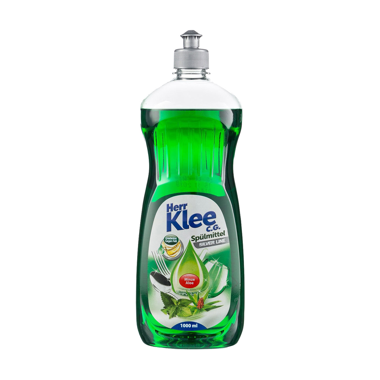 Засіб для миття посуду Herr Klee Silver Line Aloe, 1 л